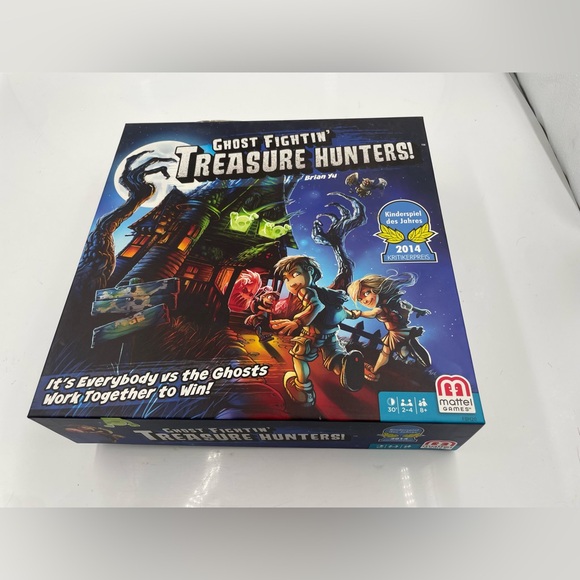 GHOST FIGHTIN' TREASURE HUNTERS 2016 Mattel Cooperative Board Game. - Picture 1 of 5